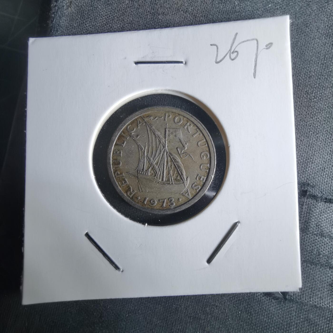 沼泽如烟--第1026场 葡萄牙1973年2.5埃斯库多