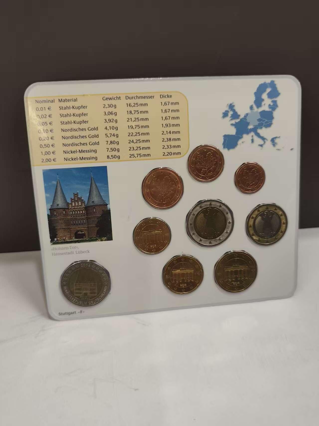 G&W世界散币，银币处理专场（第46场） 德国2006年欧元9枚套  2欧元2枚