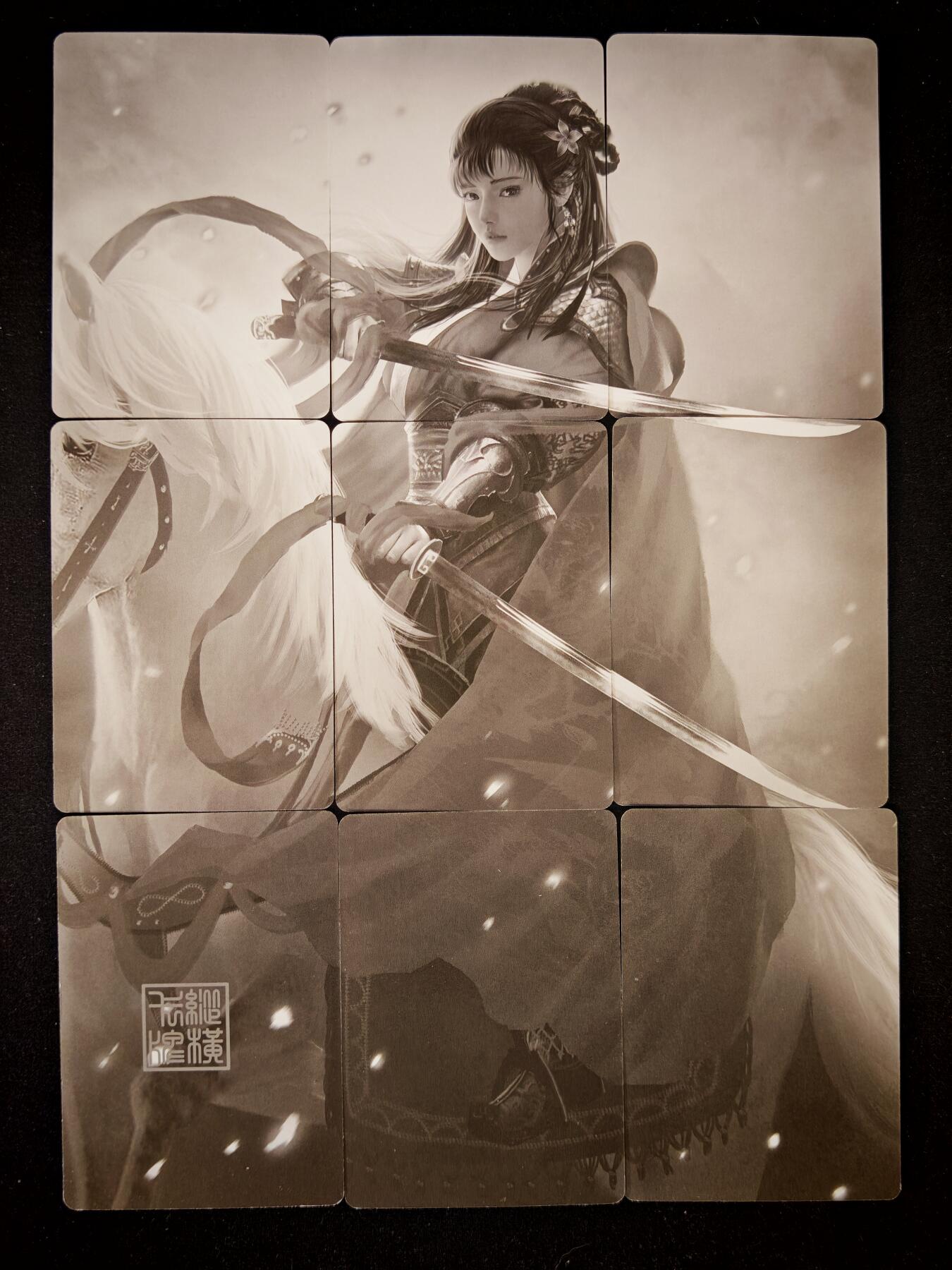 琦卡当当铺～第36期★★新年快乐~各种类型亲签A4都有~支持寄存★★~【9点40结束】扫码加群抽[包邮券]~ 纵横卡牌 水浒传 扈三娘 九拼