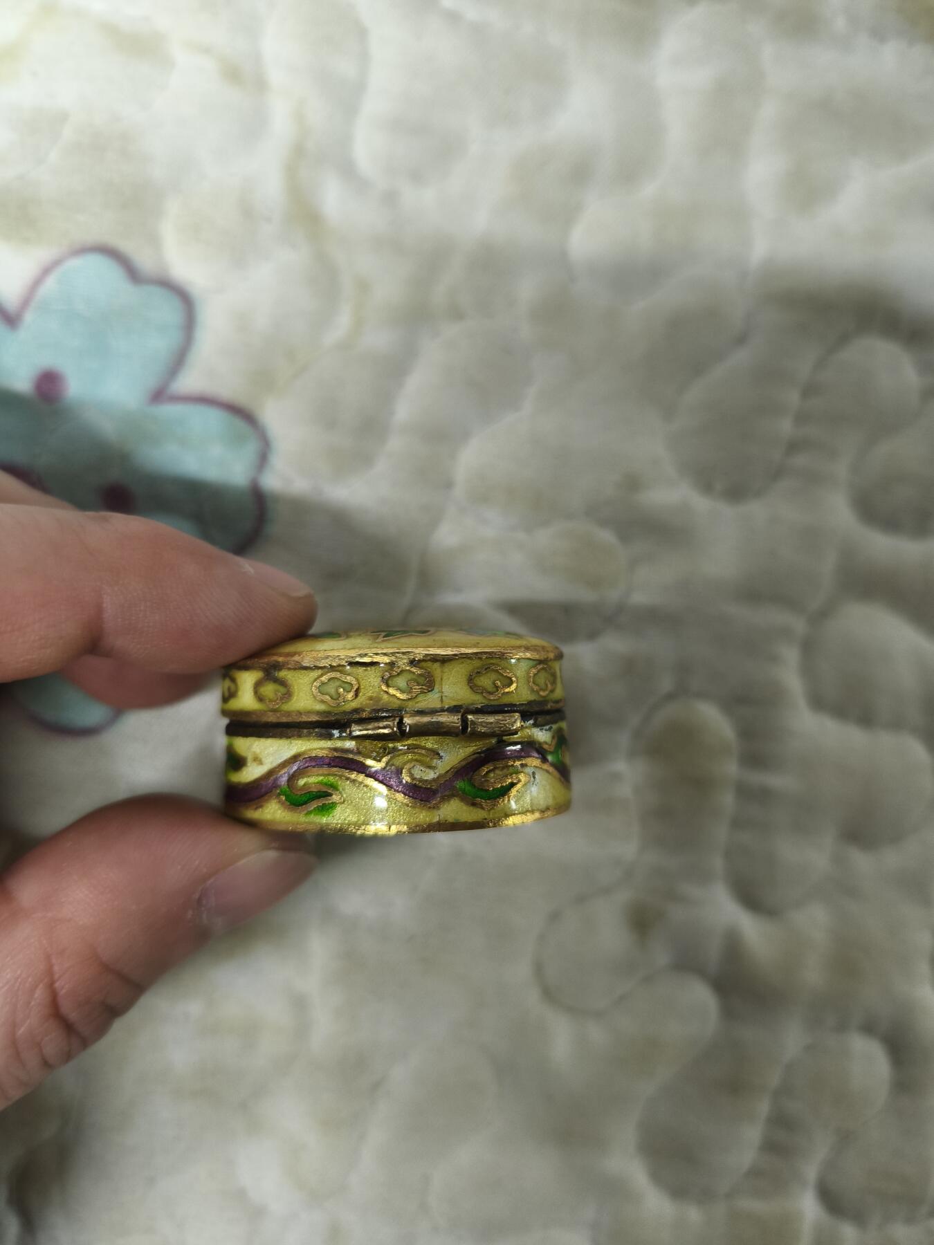 海外回流精品专场 3.22 日本回流创汇时期心形景泰蓝小盒