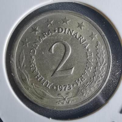 沼泽如烟--第1026场 - 南斯拉夫1973年2第纳尔南斯拉夫1973年2第纳尔