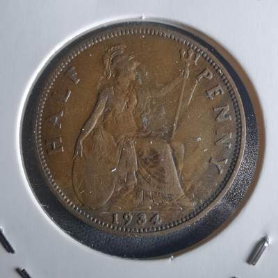 沼泽如烟--第1026场 - 英国1934年半便士