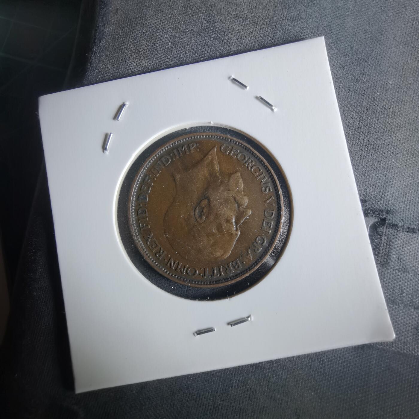 沼泽如烟--第1026场 英国1924年半便士