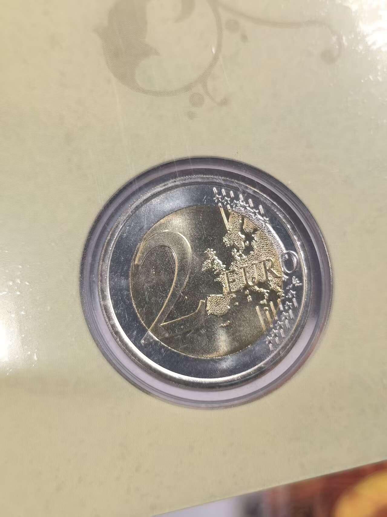 G&W世界散币，银币处理专场（第46场） 圣马力诺2013年2欧元 意大利文艺复兴 画家 平图里乔 逝世500周年纪念