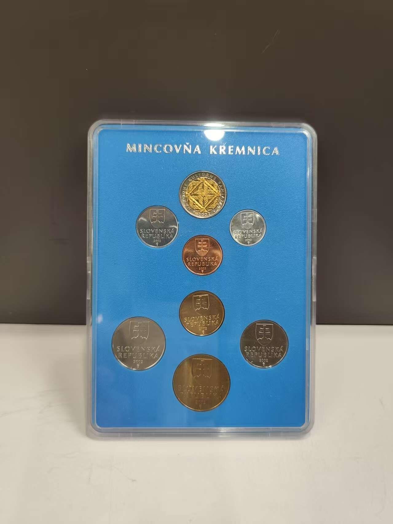 G&W世界散币，银币处理专场（第46场） 斯洛伐克2002年8枚套