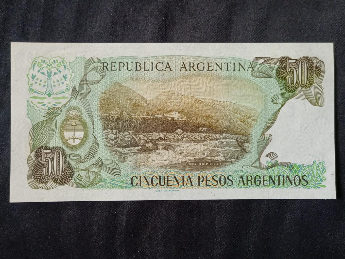 【游宝拍卖】丙午马年第13期 阿根廷-50比索【圣马丁版 全新UNC-】