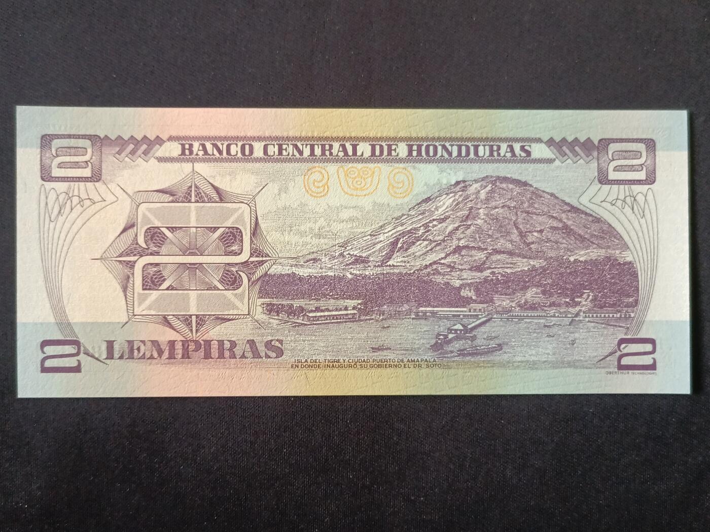 【游宝拍卖】丙午马年第14期 洪都拉斯-2伦皮拉【2010年 全新UNC】