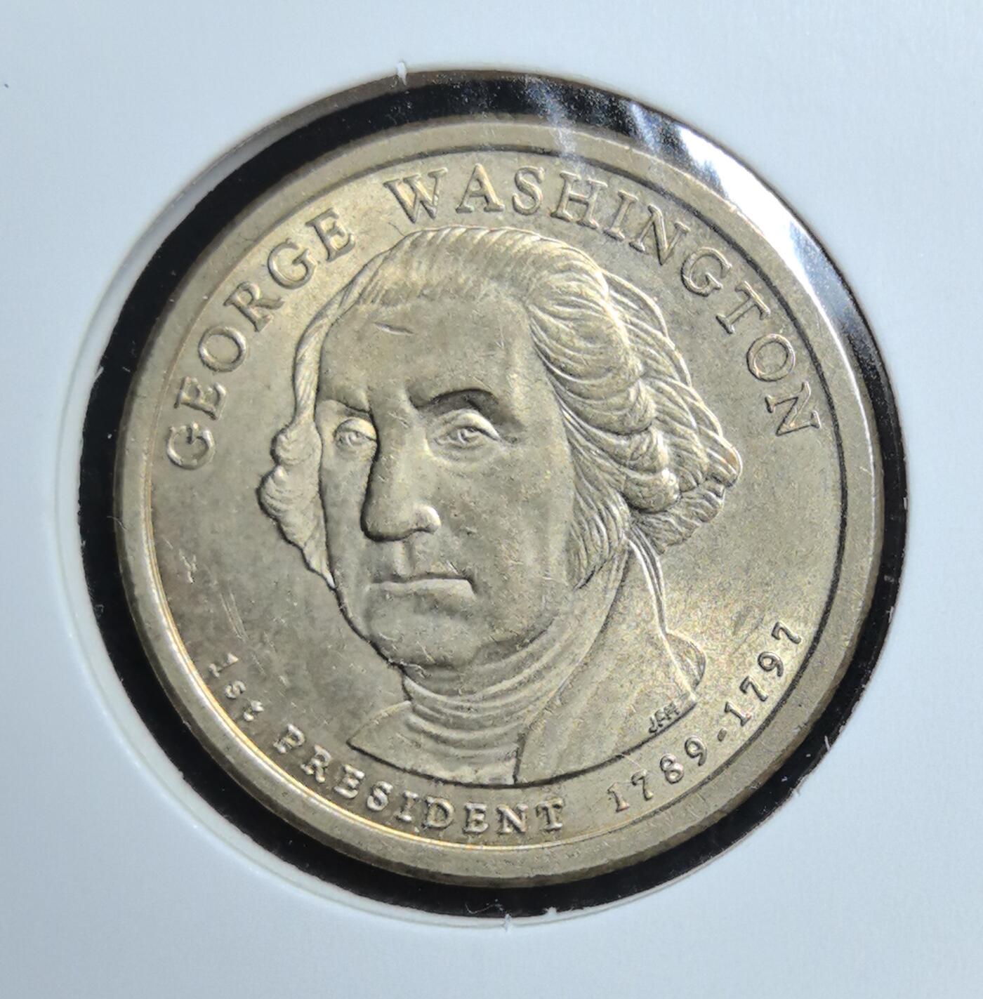 外国优质老铜币银币苏联纪念章，每周六晚九点倒数截拍，满百包邮可寄存，持续收拍 美国首任总统华盛顿纪念币，正面为开国总统华盛顿肖像，背面是自由女神像，兼具美国历史符号与收藏普及性，是入门现代美元纪念币的优选品种。