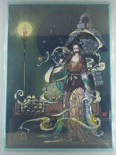 龙虎卡牌-七九场（满200元包邮，无佣金，每周六结拍，欢迎送拍） - 【亲签】A4版画 橙卡文化 画画的三哥 - 花木兰接召