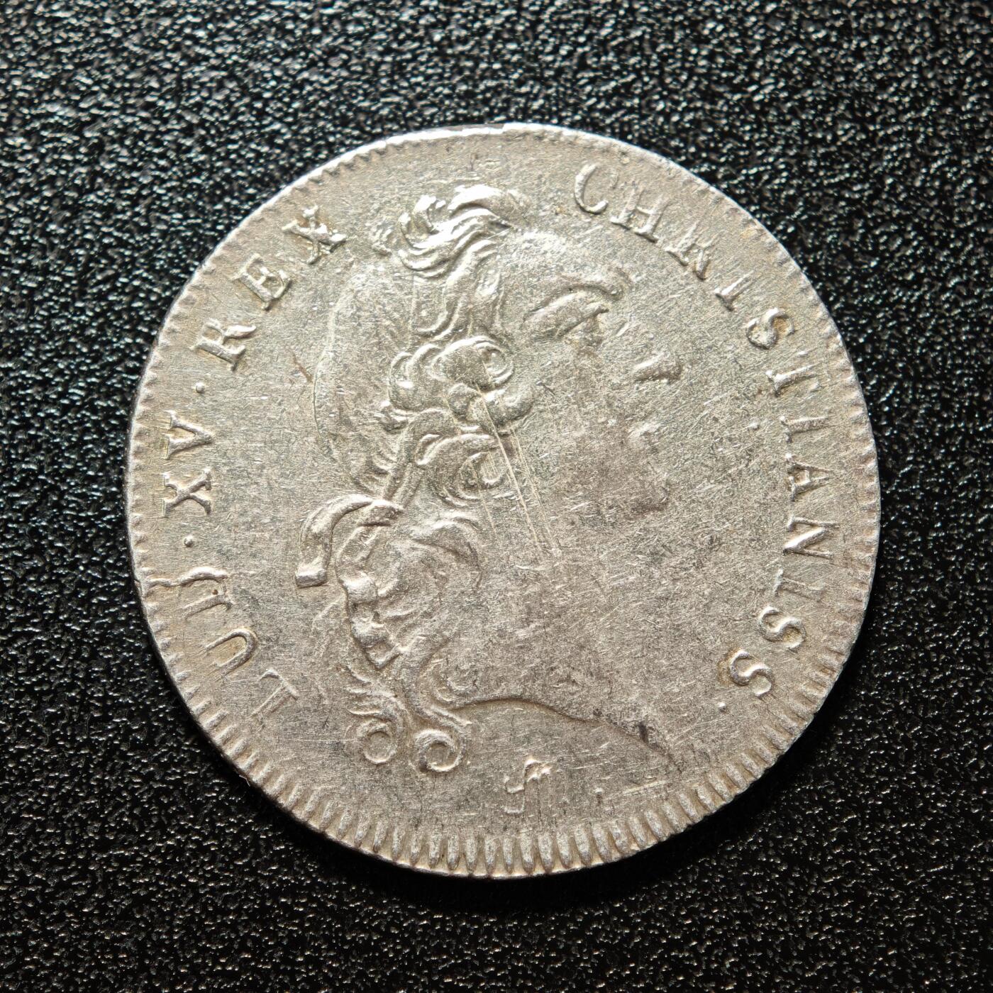 【德藏】世界币章拍卖第168期（拍品征集中~欢迎藏友联系） 18世纪 法国路易十五时期圣路易骑士团银质代用币银章 直径约：29mm；重约：9.6g