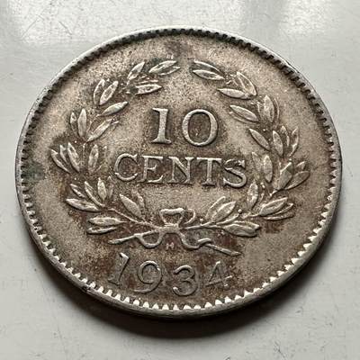 🌹外币初藏🌹🐯2026年第31场   每周二四六晚8️⃣点 接代拍 - 沙捞越1934年10分铜镍币