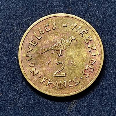 【全场包邮】纯粹捡漏拍512场 - 新赫布里底1973年2法郎