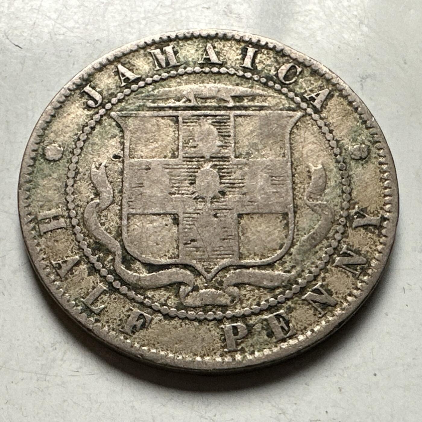 🌹外币初藏🌹🐯2026年第30场   每周二四六晚8️⃣点 接代拍 英属牙买加 1894年 维多利亚女王 半便士