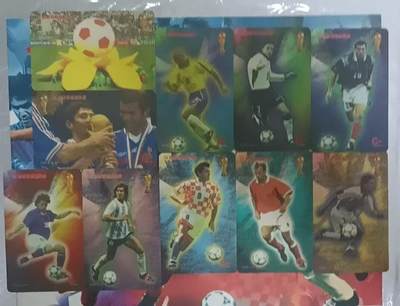 《鸿通俱乐部》拍卖第79期 2026年3月18日21：00延时节拍 - 广东亚斯康新卡《98足球世界杯》10全  好品 未评级 带册