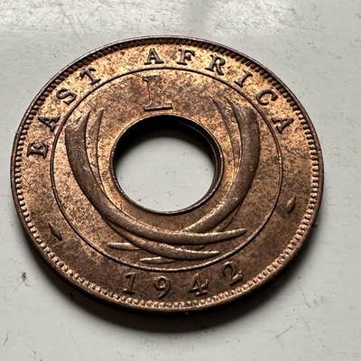 🌹外币初藏🌹🐯2026年第30场   每周二四六晚8️⃣点 接代拍 - 英属东非1942年一分