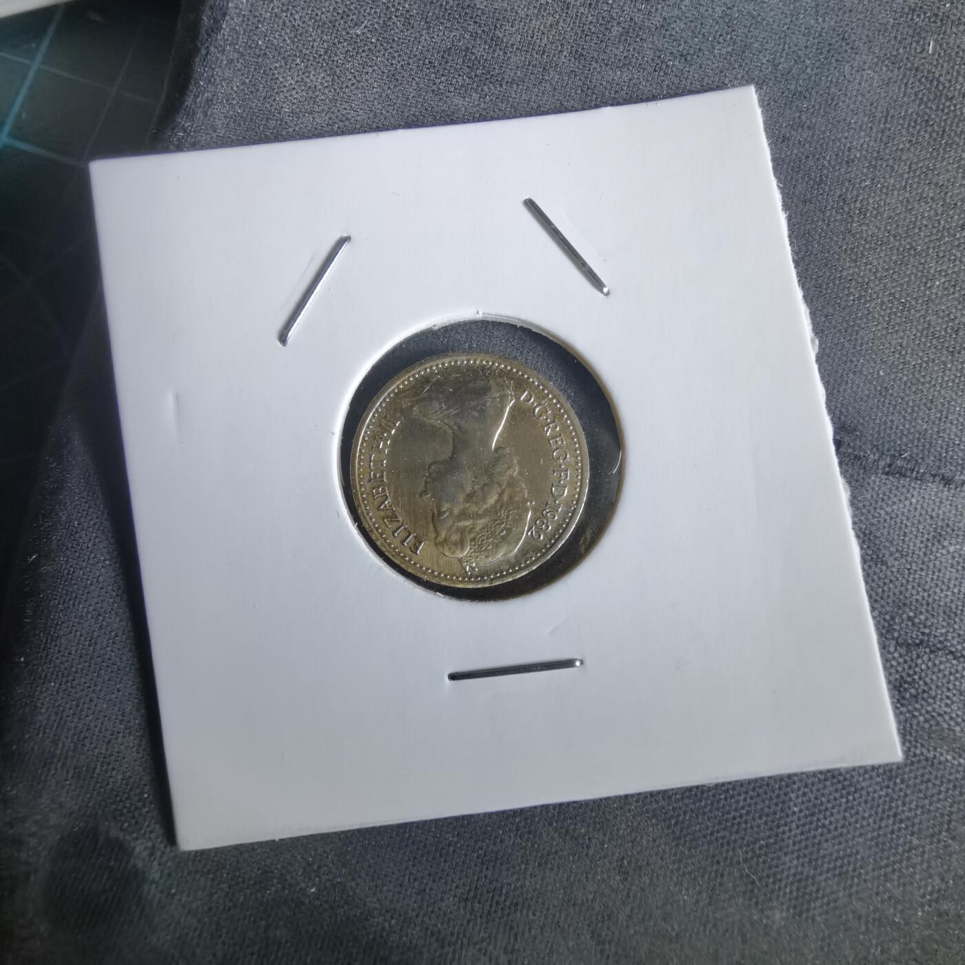 沼泽如烟--第1028场 英国1982年半便士镀金