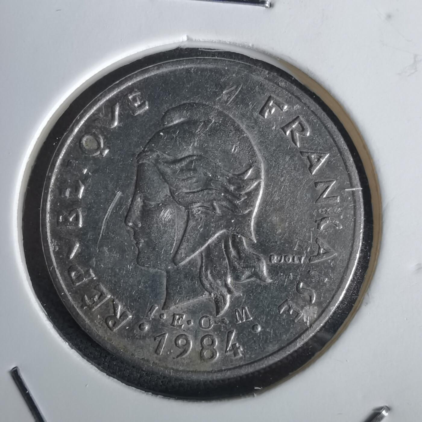 沼泽如烟--第1028场 法属波利尼西亚1984年10法郎