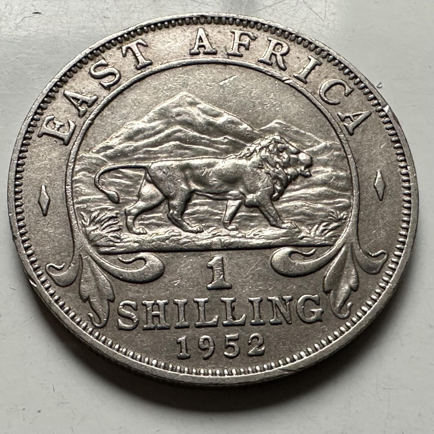 🌹外币初藏🌹🐯2026年第30场   每周二四六晚8️⃣点 接代拍 英属东非1952年一先令