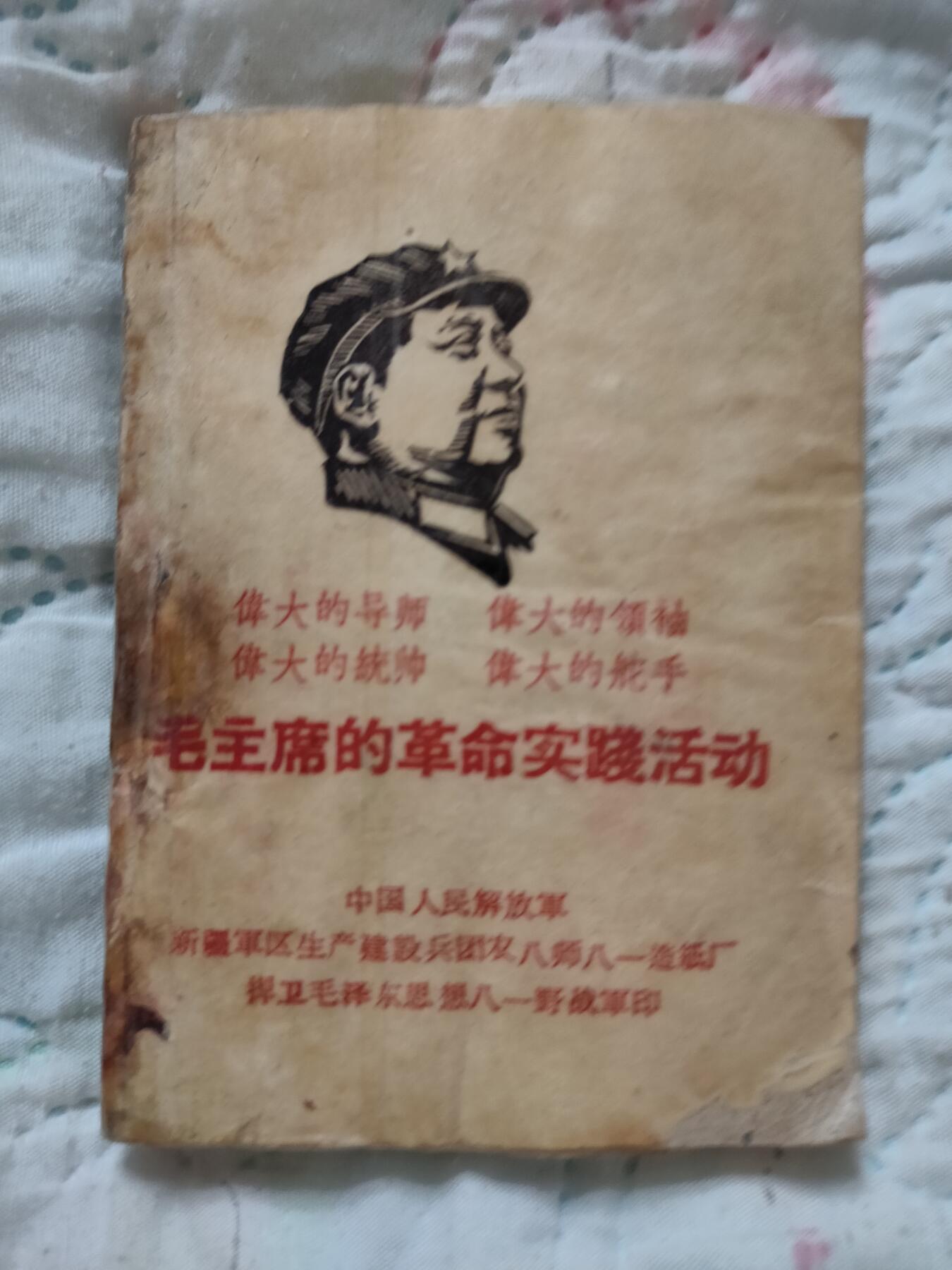 毛主席的革命实践，新疆八一野战军印