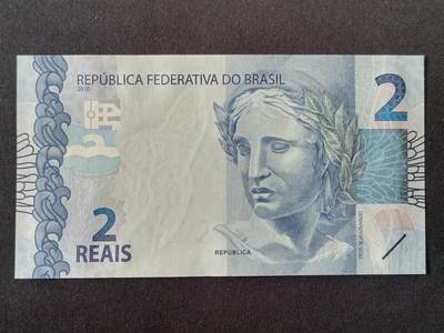 【游宝拍卖】丙午马年第14期 - 巴西-2雷亚尔【2010年 全新UNC】