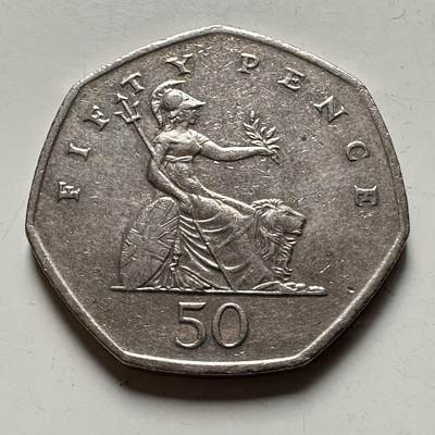 🌹外币初藏🌹🐯2026年第31场   每周二四六晚8️⃣点 接代拍 - 英国1997年50便士