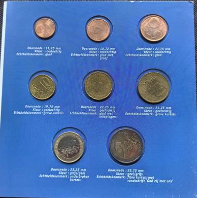 外国优质老铜币银币苏联纪念章，每周六晚九点倒数截拍，满百包邮可寄存，持续收拍 - 欧元硬币-2001年荷兰