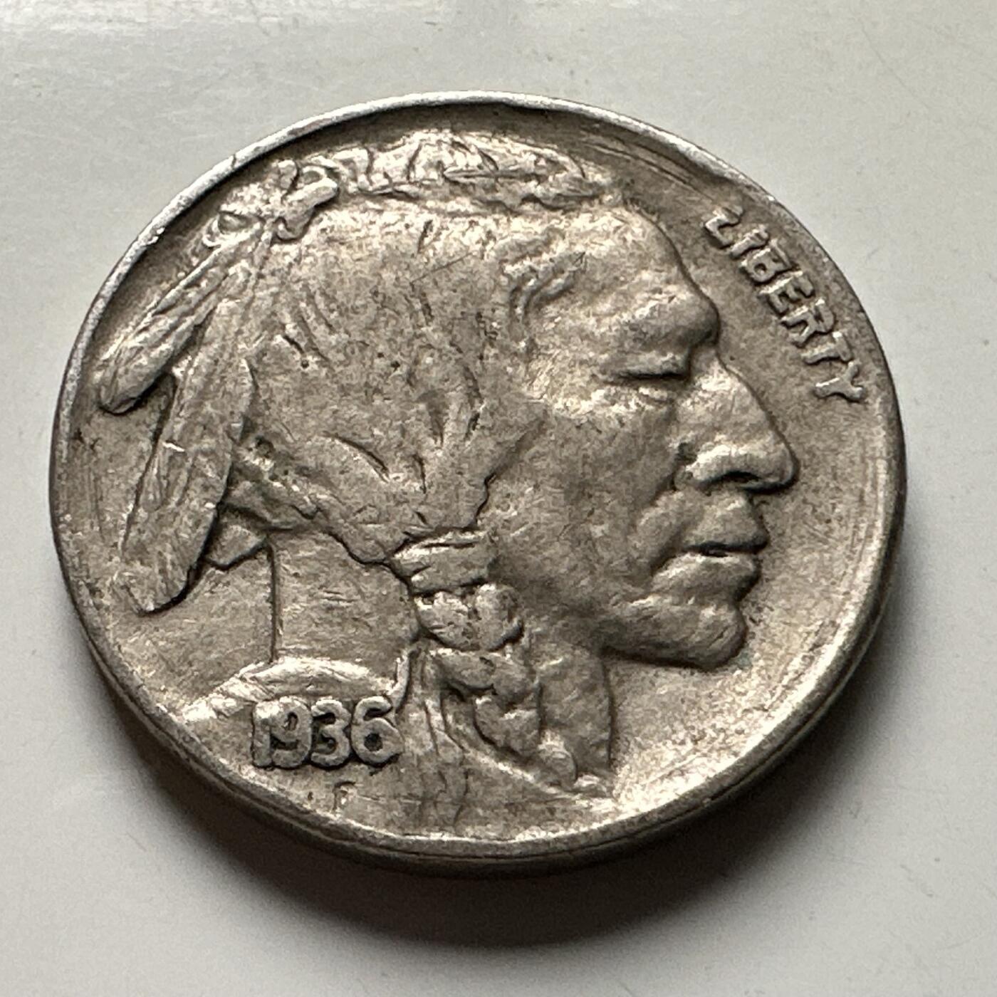 🌹外币初藏🌹🐯2026年第30场   每周二四六晚8️⃣点 接代拍 美国1936年牦牛5美分