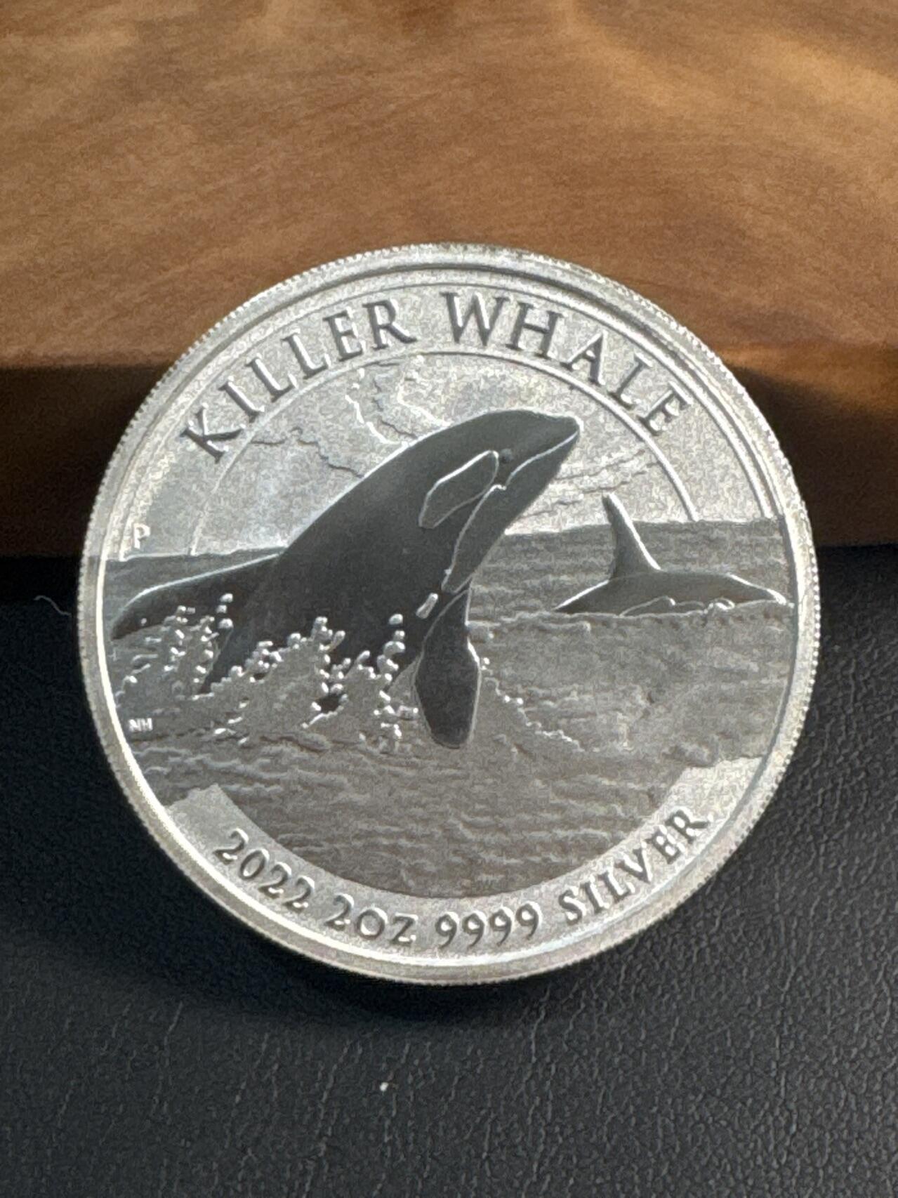 ❤️【币观天下】❤️ 第345期钱币拍卖场- 2026.3.20周五晚上6点半场 长期征集拍品  2022年加拿大杀人鲸2盎司2 DOLLARS银币