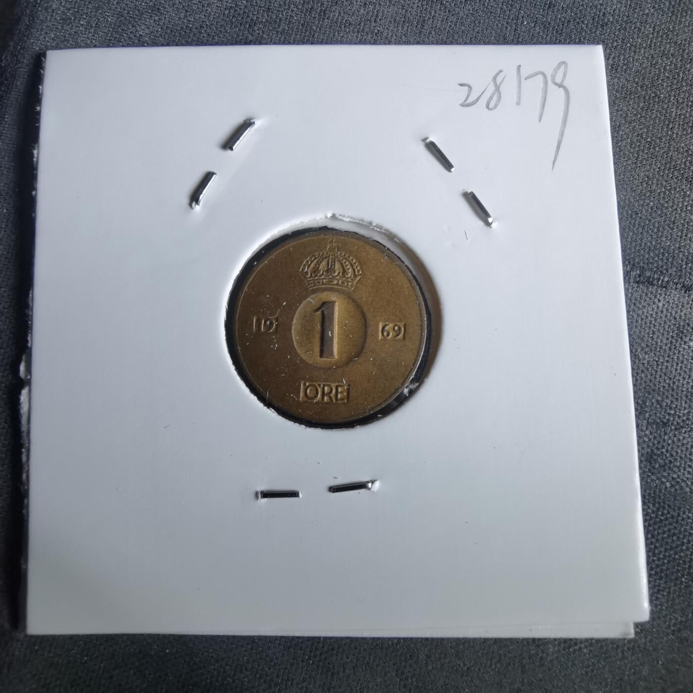 沼泽如烟--第1028场 瑞典1969年1欧尔