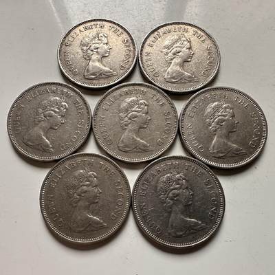 🌹外币初藏🌹🐯2026年第31场   每周二四六晚8️⃣点 接代拍 - 香港青年版¥1 七枚