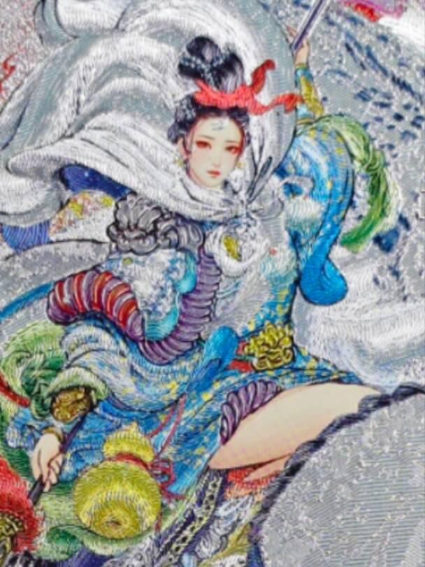 龙虎卡牌-七九场（满200元包邮，无佣金，每周六结拍，欢迎送拍） 粗闪卡 奇点 娘化水浒 - 五虎之林冲