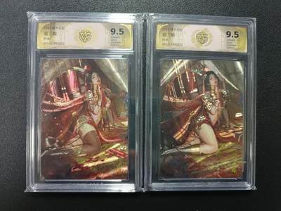 天玑星卡拍第179期《3.19周四截拍》持续收拍收评中 满赠卡需备注 - 焱卡文化 人间传 扈三娘 折光 CCG9.5 两张