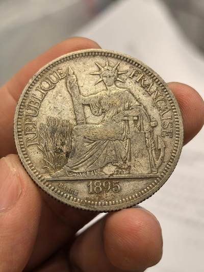 博洋堂世界钱币拍卖第165期（全场包邮） - 法属印支1895年加重坐洋-1