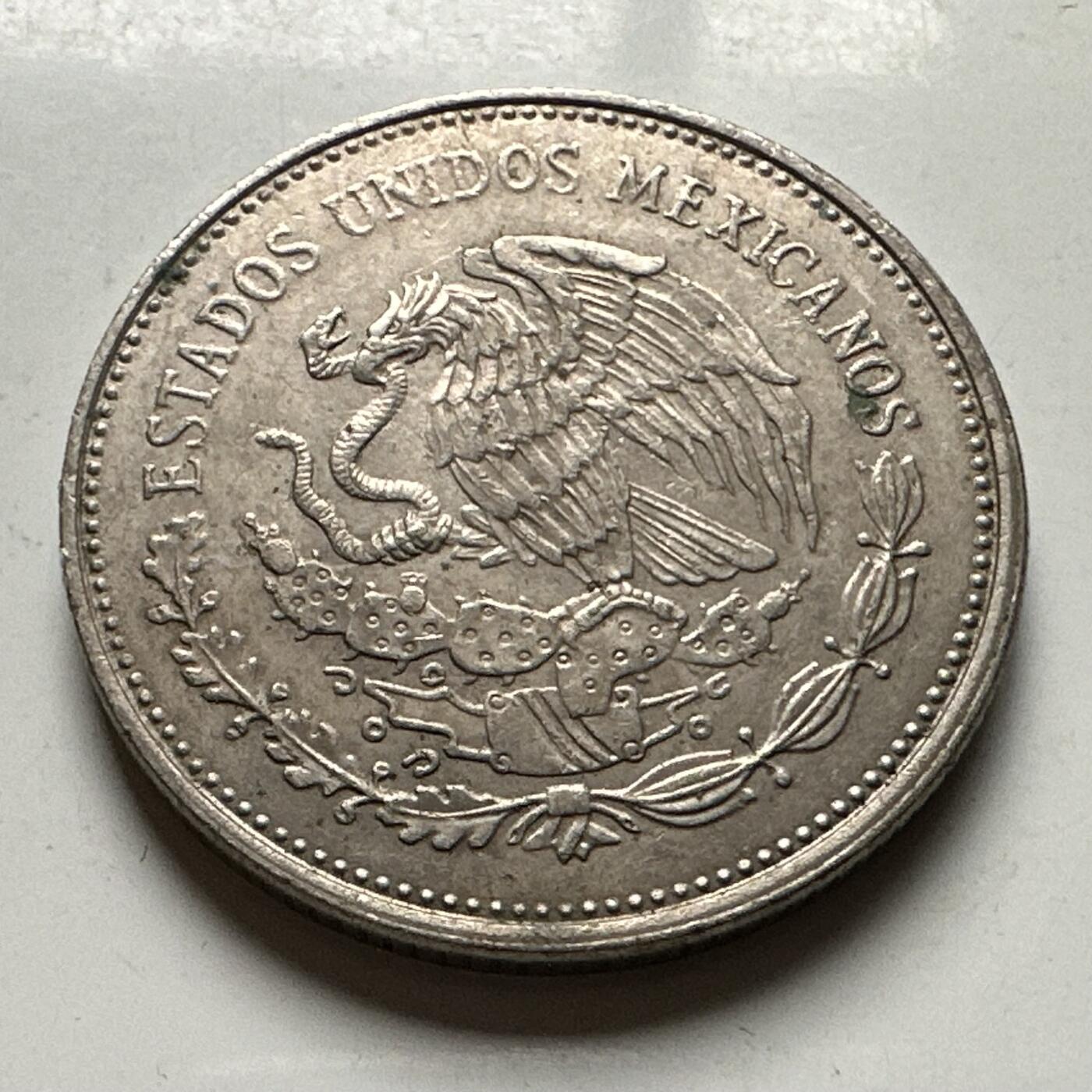 🌹外币初藏🌹🐯2026年第30场   每周二四六晚8️⃣点 接代拍 墨西哥 1988年 石油国有化 5000比索纪念币 33.5mm