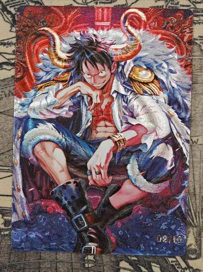 龙虎卡牌-七九场（满200元包邮，无佣金，每周六结拍，欢迎送拍） - 粗闪卡 奇点 海贼王路飞