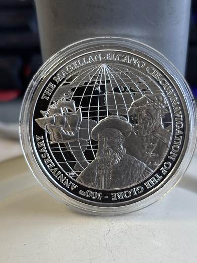 第194期拍卖 - 马耳他2022年麦哲伦环球航行500周年精制纪念银币28.28克，925银，发行1000枚