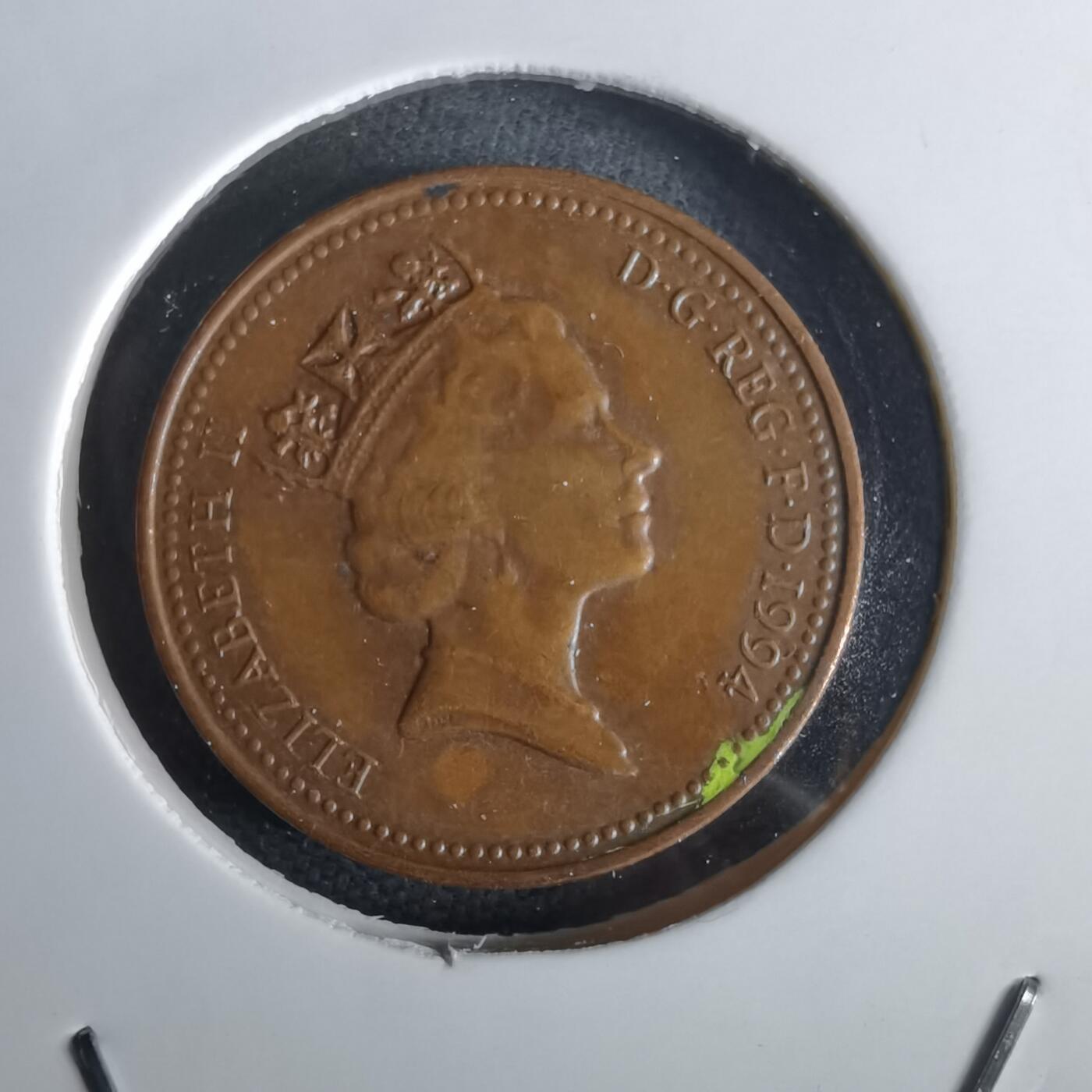 沼泽如烟--第1028场 英国1994年1便士