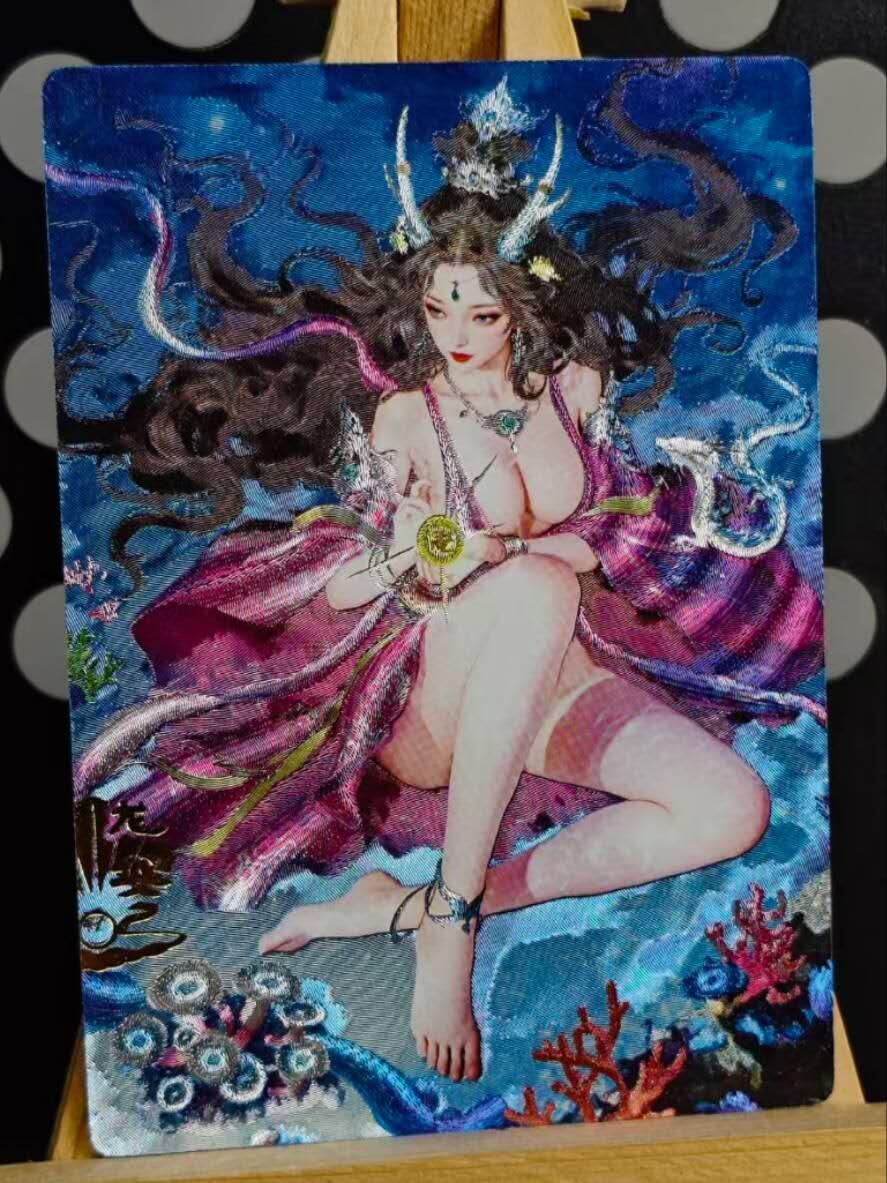 龙虎卡牌-七九场（满200元包邮，无佣金，每周六结拍，欢迎送拍） 粗闪卡 奇点 玄灵谱 - 万圣公主