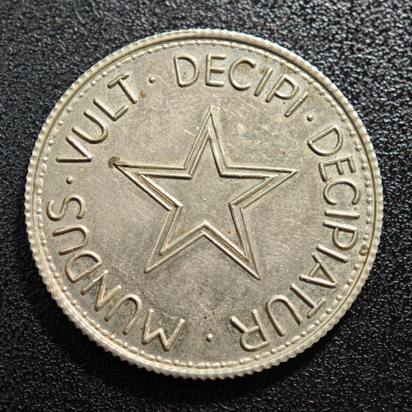 【德藏】世界币章拍卖第168期（拍品征集中~欢迎藏友联系） 20世纪 意大利米兰魔法之家合金纪念章 直径约：34.1mm；重约：12.6g