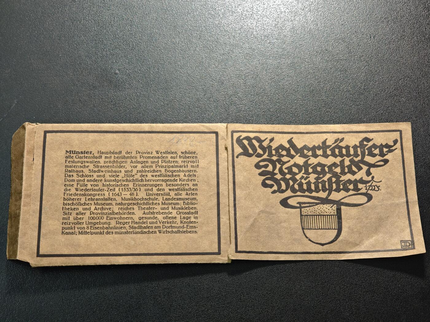 【德藏】世界币章拍卖第168期（拍品征集中~欢迎藏友联系） 德国紧急时期明斯特地区等纸币27张 及 德国50马克纸币 大票幅