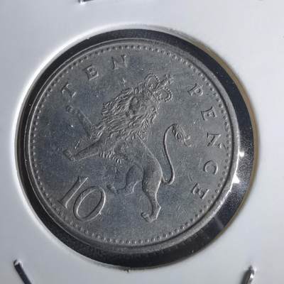 沼泽如烟--第1028场 - 英国1992年10便士