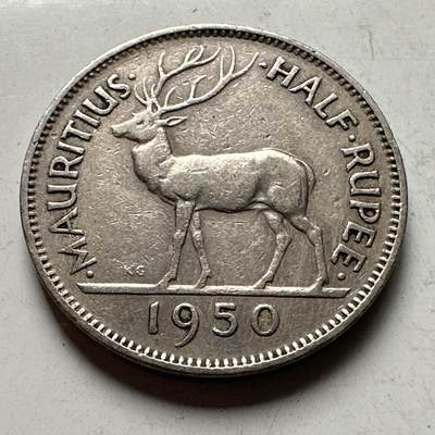 🌹外币初藏🌹🐯2026年第30场   每周二四六晚8️⃣点 接代拍 - 英属塞浦路斯1950年1/2卢比