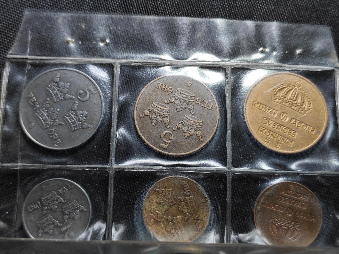 KK钱币收藏小铺   套币专场 2月预留时间 周末发货  瑞典大小面值小套 共8枚