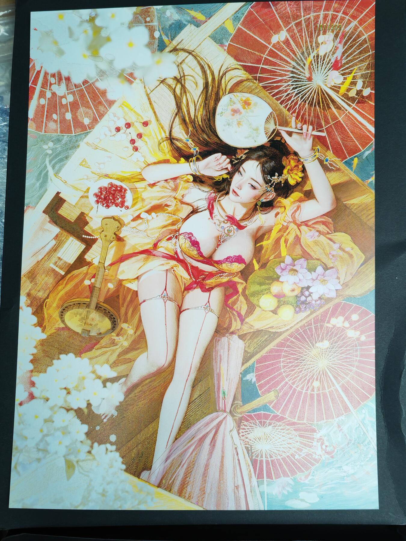 阳大大卡牌拍卖第105期（持续收拍品，周五晚上九点截拍，进群福利早知道） 【A4限编粗闪】焱卡文化-刷子 人间传 商玲珑 编号A4粗闪 限编138/300