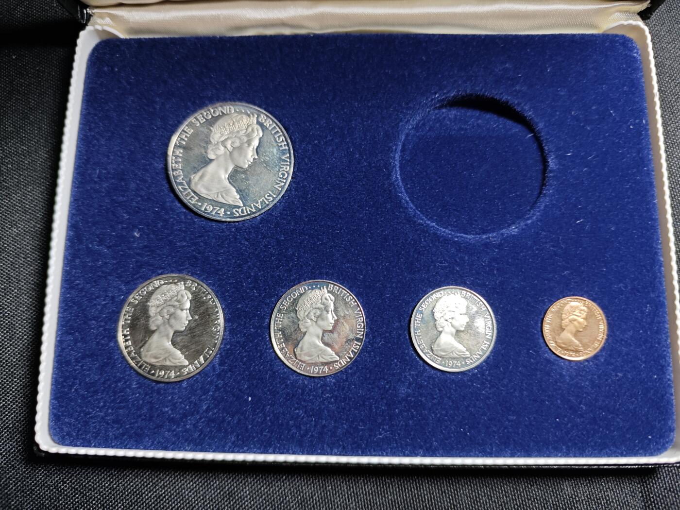 KK钱币收藏小铺   套币专场 2月预留时间 周末发货  维尔京群岛大小面值精制套币