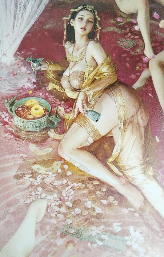 阳大大卡牌拍卖第105期（持续收拍品，周五晚上九点截拍，进群福利早知道） 【A4限编粗闪】焱卡文化-刷子 人间传 妹喜 编号A4粗闪 限编138/300