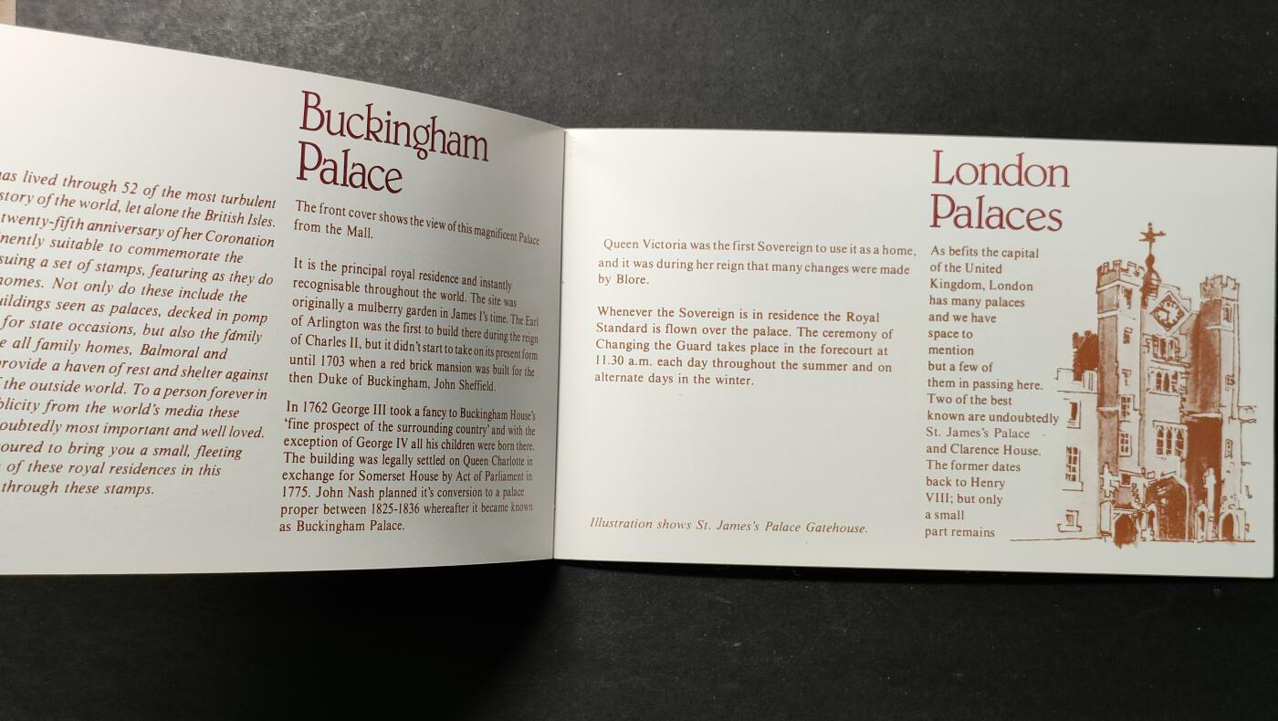 ↓君缘收藏764期☞钱币邮品↓无佣金、可寄存、满30元包邮  英属直布罗陀邮票，1978年伊丽莎白二世女王加冕25周年:王室城堡邮票小本票