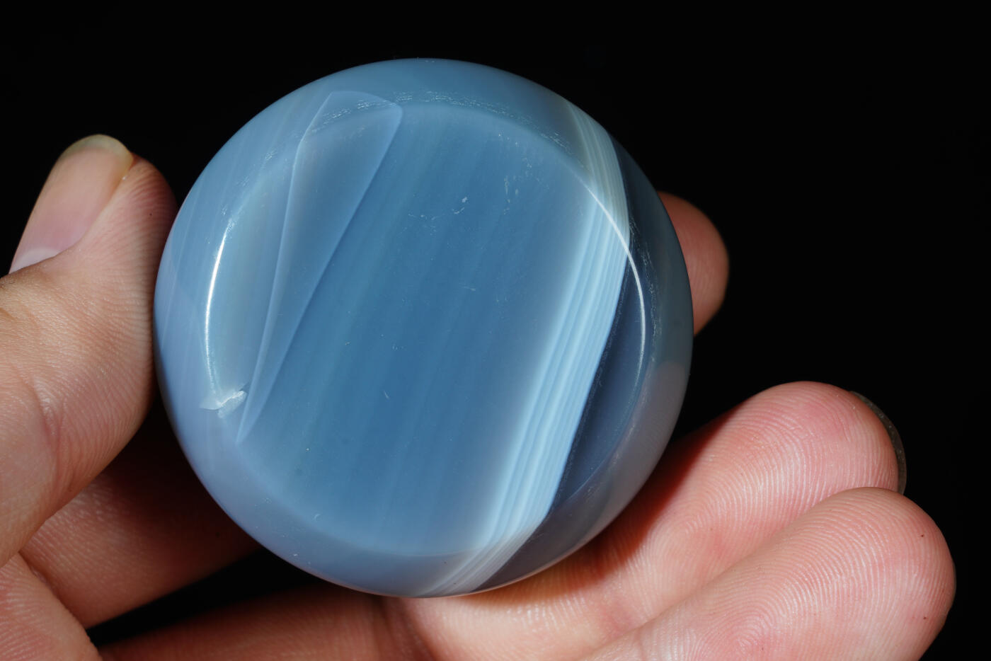 上海都达杂项专场六二【全场包邮】  天然缠丝玛瑙圆石69-151