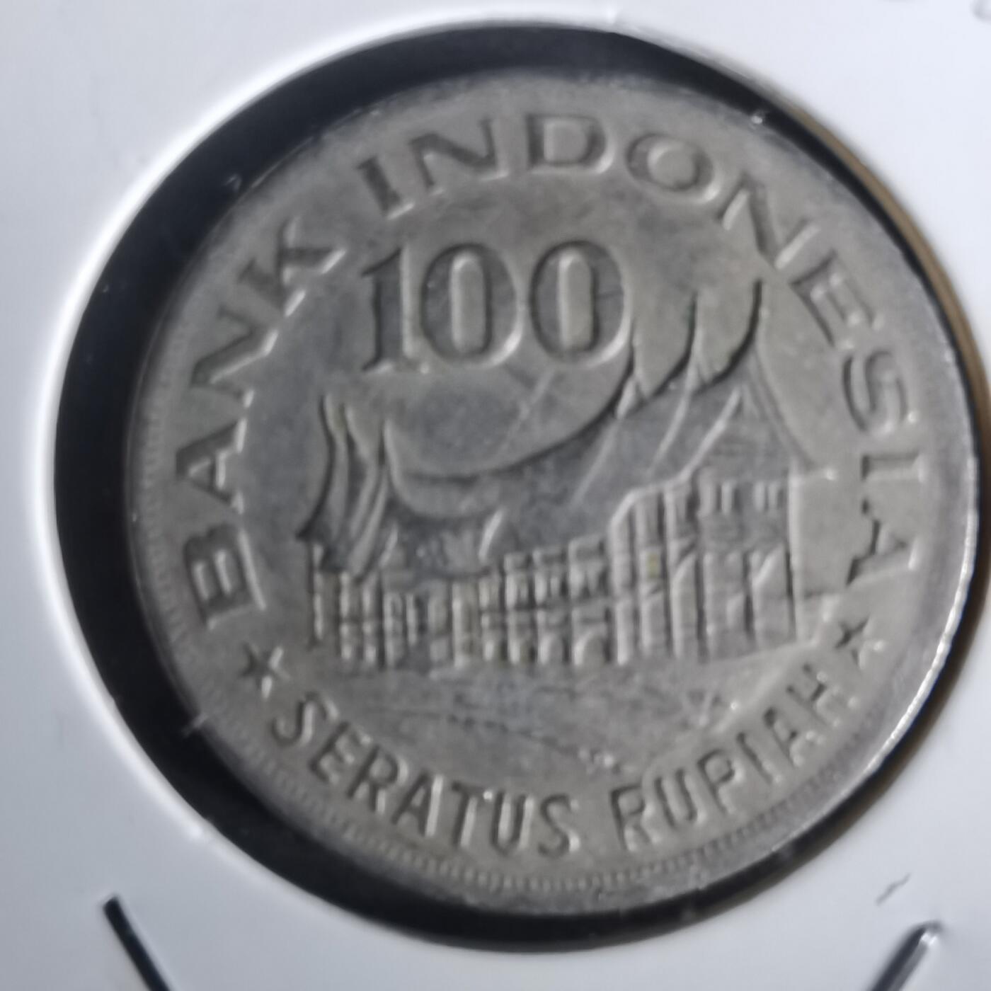 沼泽如烟--第1028场 印度尼西亚1978年100卢比