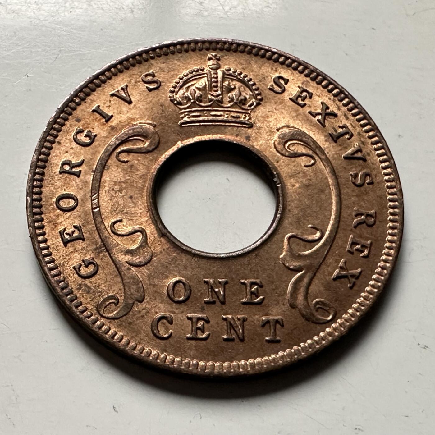 🌹外币初藏🌹🐯2026年第30场   每周二四六晚8️⃣点 接代拍 英属东非1949年一分 b